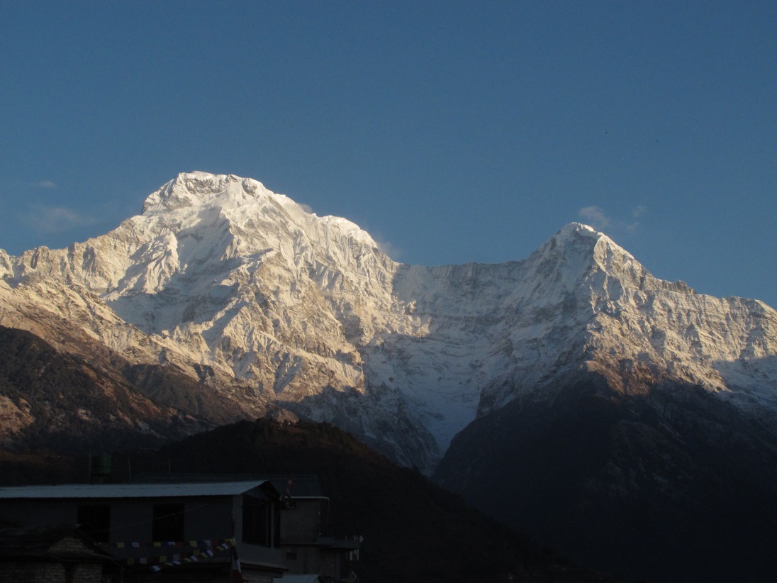 Nepal,Kathmandu reportage di viaggio Uno dei tanti panorami sulla catena dell’Annapurna