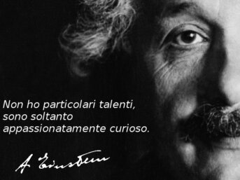 Albert Einstein: la foto, l'aquila, il passerotto e la luce.