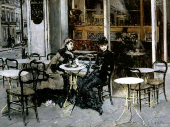 caffè e arte Conversazione al Caffè,