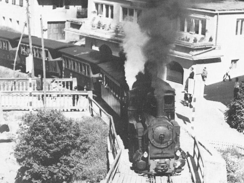 Una Locomotiva a Vapore in Alto Adige