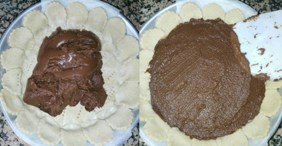 Crostata al Cacao, preparazione della torta 