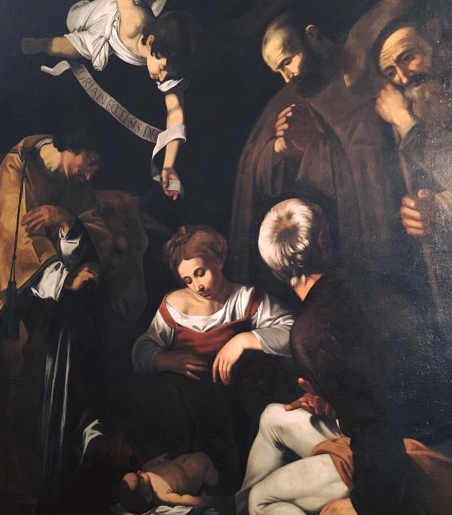 Natività con i Santi Caravaggio