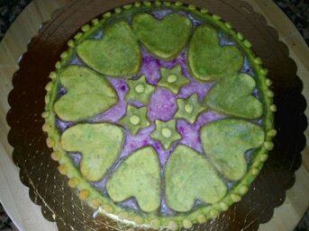 Crostata Integrale di Cipolle Rosse con Brisée al Pesto