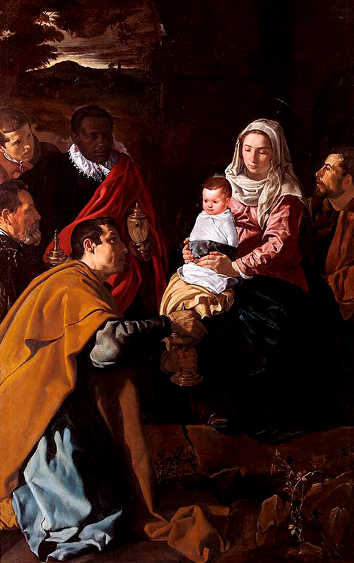 Adorazione dei Magi Diego Rodríguez de Silva y Velázquez, semplicemente noto come Diego Velázquez