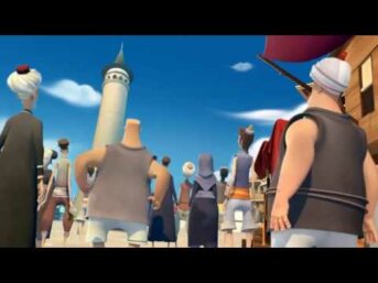 Hezarfen, l'uomo che volò sopra il Bosforo e il suo cartone animato