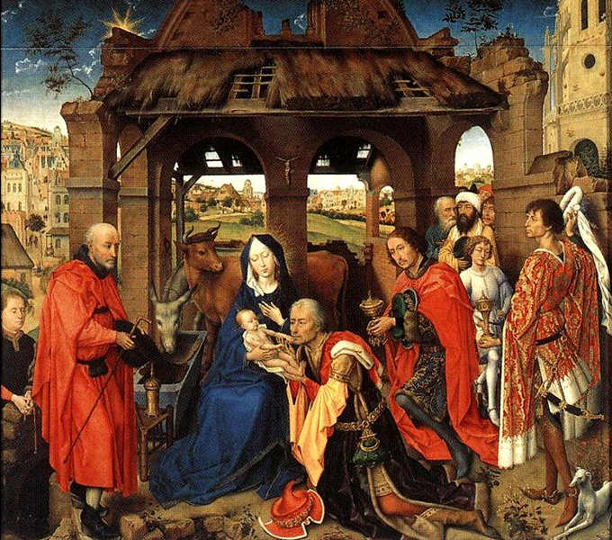 Adorazione dei Magi di Rogier van der Weyden