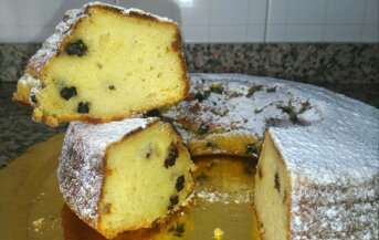 Ciambella con semola integrale, cocco, frutti di bosco e limone