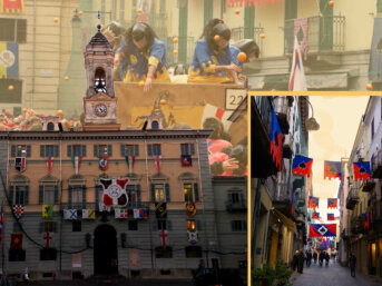 Il Carnevale Storico di Ivrea: la Vezzosa Mugnaia e le battaglie delle arance