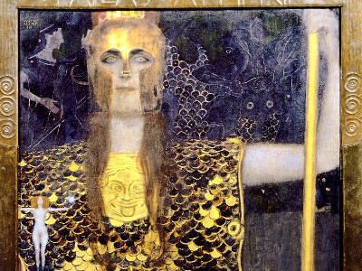 Pallade Atena di Klimt