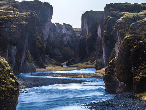 Canyon dell'Islanda Fjaðrárgljúfur 3