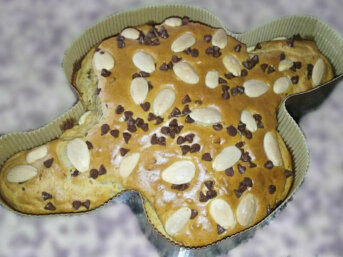Colomba di Pasqua veloce al farro integrale