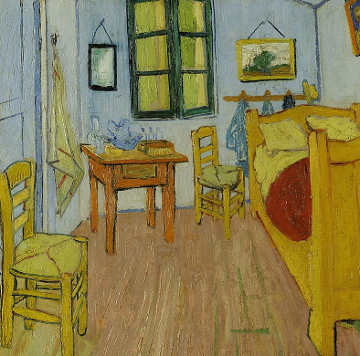 Il rosso carminio nell’arte, 3 La camera di Vincent ad Arles Van Gogh