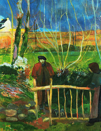 Il rosso carminio nell’arte, 4 Bonjour monsieur Gauguin di Gauguin