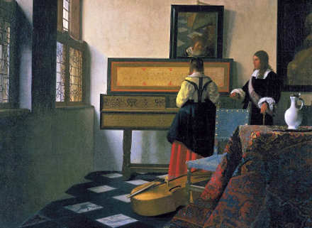 Jan Vermeer Lezione di musica