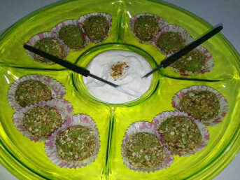 Polpette fredde di cotto e fagiolini
