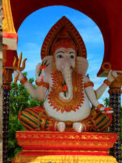 Elefanti in India Ganesha