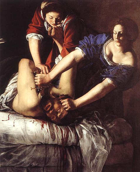 Artemisia Gentileschi, (1612-1613) Giuditta che decapita Oloferne