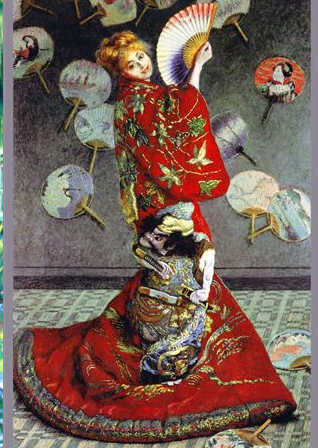 Claude Monet, La giapponese, ritratto della moglie