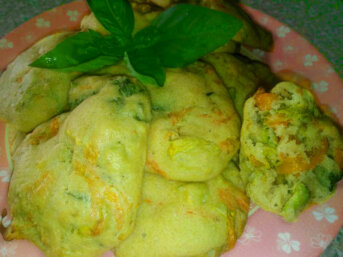 Fiori di zucca al forno