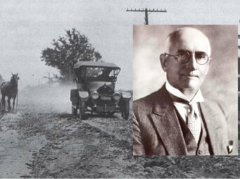 Edward N. Hines, il ciclista che divise in due la strada