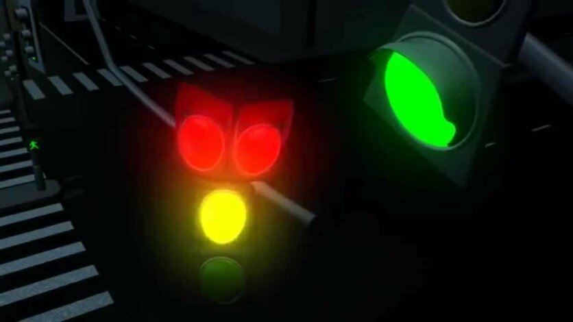 Un divertente corto animato e una domanda: Perché il rosso, il verde e il giallo sono i colori dei semafori?