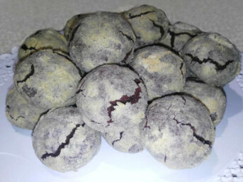 Biscotti crepati al cioccolato extra di farro integrale
