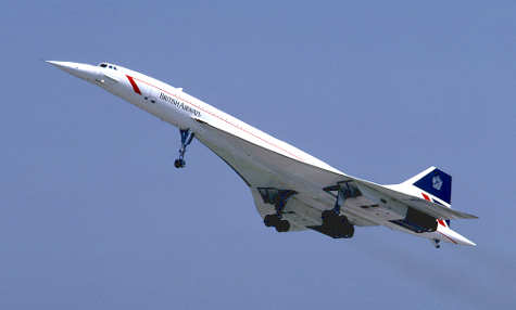 Il Concorde in volo