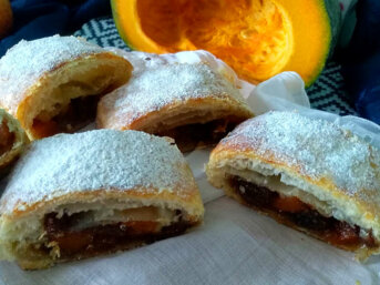 Strudel di zucca e amaretti