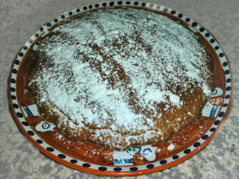 Torta di carote, arancia, limone e farro integrale