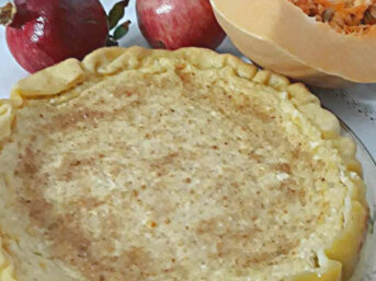 Torta salata zucca gorgonzola dolce e ricotta