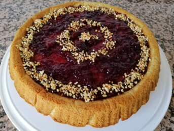 Crostata morbida integrale alla marmellata senza zucchero