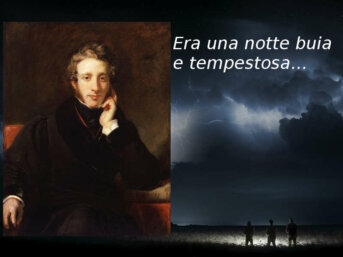 Era una notte buia e tempestosa... e Edward Bulwer-Lytton