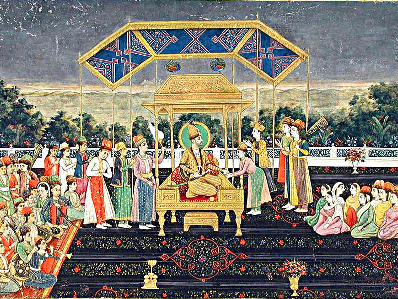 Trono del Pavone, il trono d’oro perduto degli imperatori Moghul