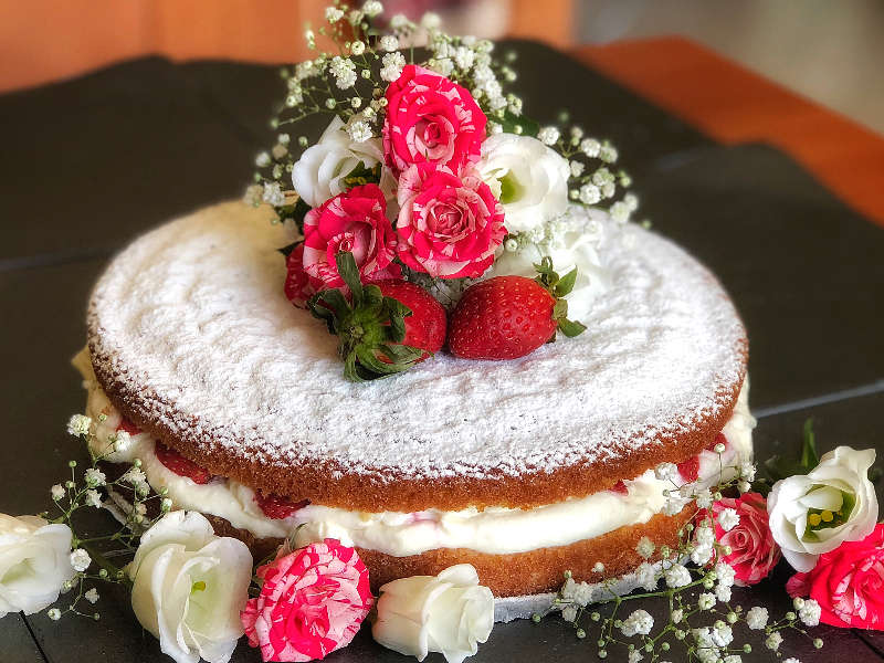 Victoria sponge cake o torta vittoriana