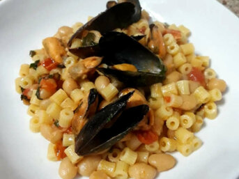 Pasta fagioli e cozze