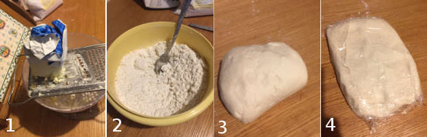 Preparazione 1 Pasta sfoglia senza glutine
