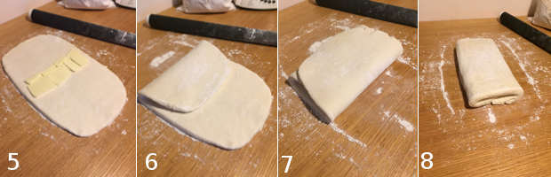 Preparazione 2 Pasta sfoglia senza glutine