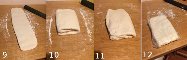 Preparazione 3 Pasta sfoglia senza glutine
