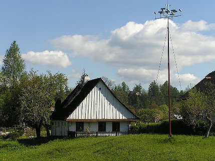 La casa di Prokop Diviš con il parafulmine