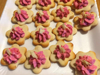 Biscotti senza glutine di pasta frolla salata con ricotta