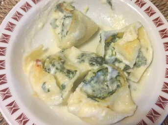 Lumaconi ripieni con ricotta e spinaci al forno senza glutine