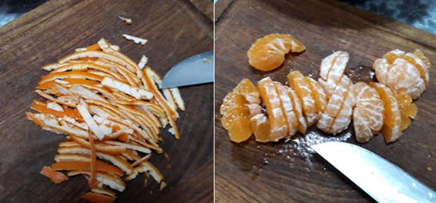 Ingrendienti Marmellata di mandarini ricetta con la buccia fatta in casa