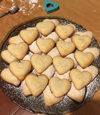 Ingredienti Biscotti con la nutella a forma di cuore senza glutine