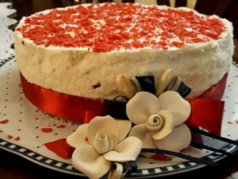 Cheesecake al cioccolato cocco e torrone