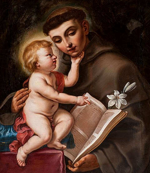 Opera di Elisabetta Sirani, Sant'Antonio da Padova e Gesù bambino