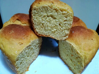Pan brioche alla ricotta senza burro integrale