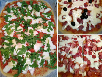 Pizza a lunga lievitazione integrale