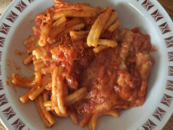 Ricetta Caserecce al forno senza glutine con sugo alla pizzaiola