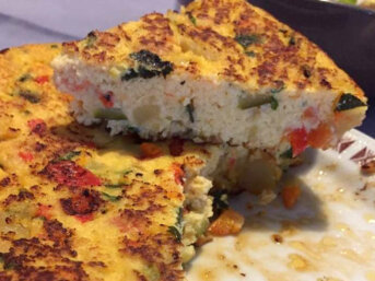 Frittata di verdure senza glutine