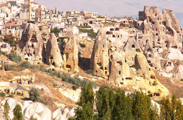 Foto Costruzioni nella roccia in Cappadocia